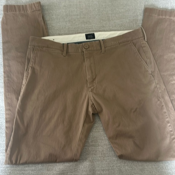 J. Crew stretch Dark khakis pants Size 33/34 - Picture 4 of 9